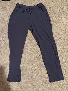 healing hands Gray Drawstring Jogger scrub Pants